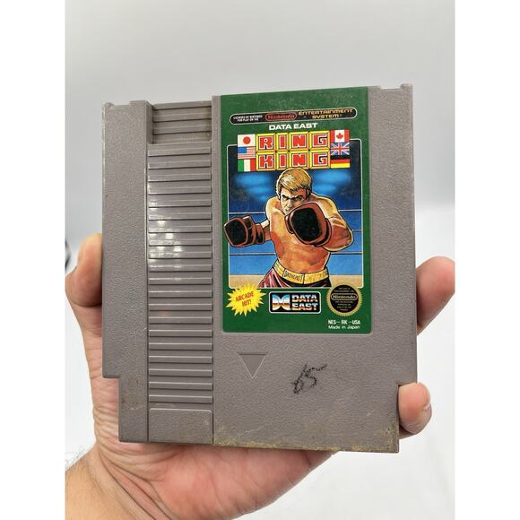 Ring King -- Nes Nintendo Original Classic Authentic Boxing Game Tested Clean - Picture 6 of 6